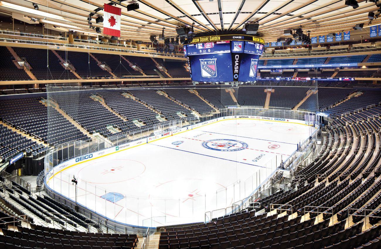 Interior del Madison Square Garden, en Nueva York, reformado por ACS