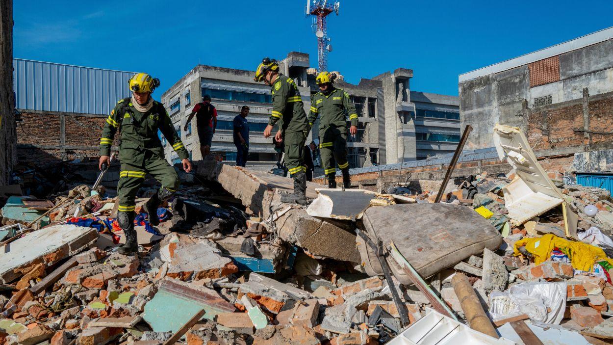 Continúan las labores de rescate en Colombia. EP