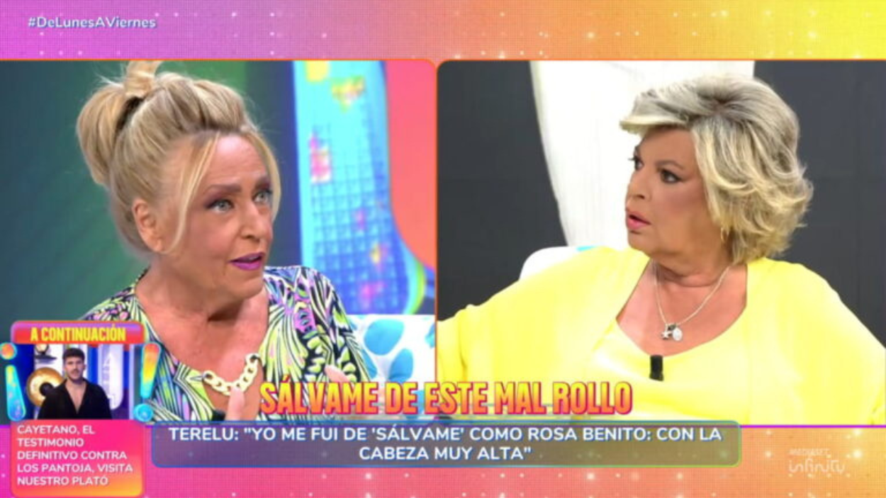 Lydia Lozano y Terelu Campos. Mediaset
