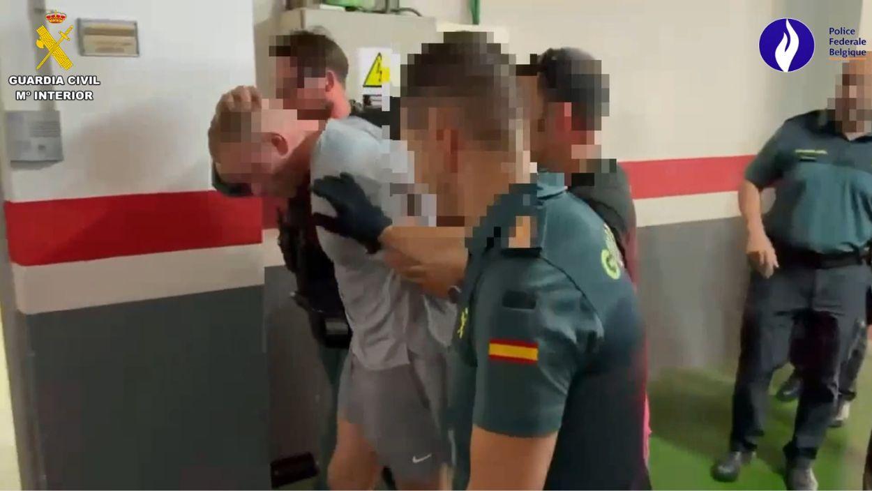 Detención de un fugitivo internacional buscado en 31 países por tráfico de drogas. Guardia Civil