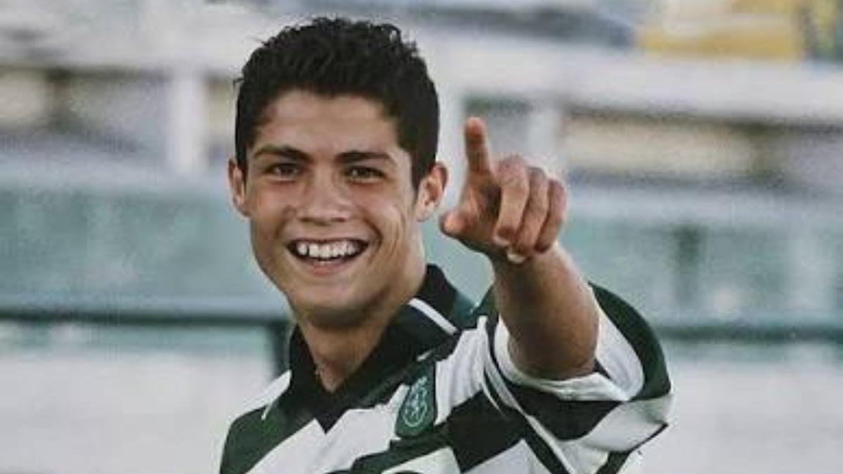 Cristiano Ronaldo durante su primera temporada con el Sporting| SCP