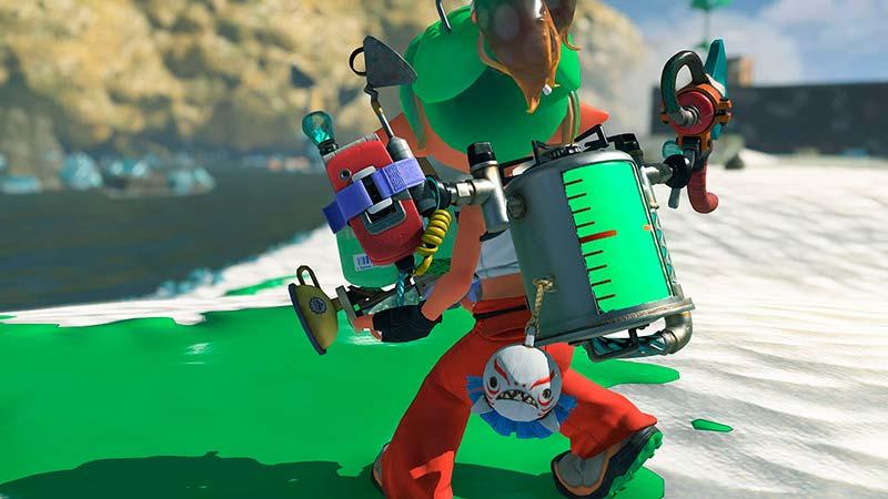 Arma de tinta en Splatoon Raiders Arma de tinta en Splatoon Raiders