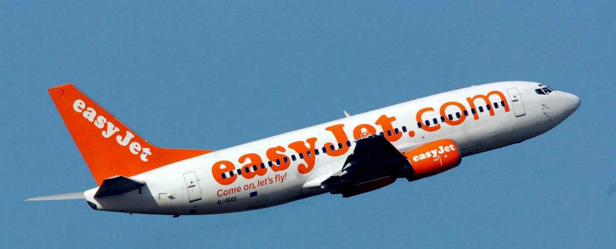 En la imagen, un Boeing 737 de EasyJet. EFE/Archivo