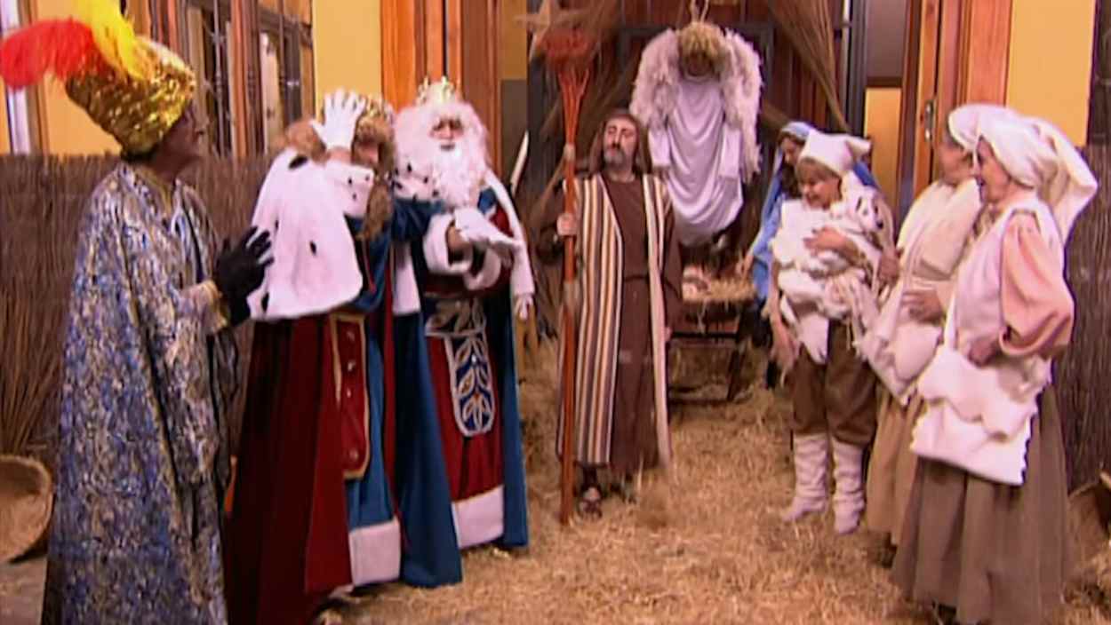 Escena del capítulo 'Érase un Belén' de 'Aquí no hay quien viva' (Atresmedia)