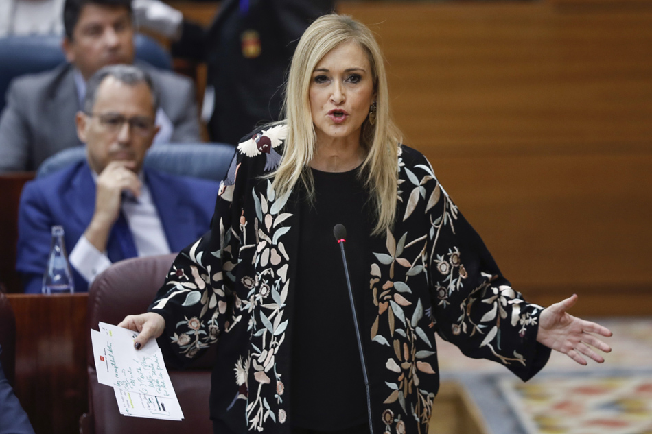 Cristina Cifuentes en la Asamblea de Madrid