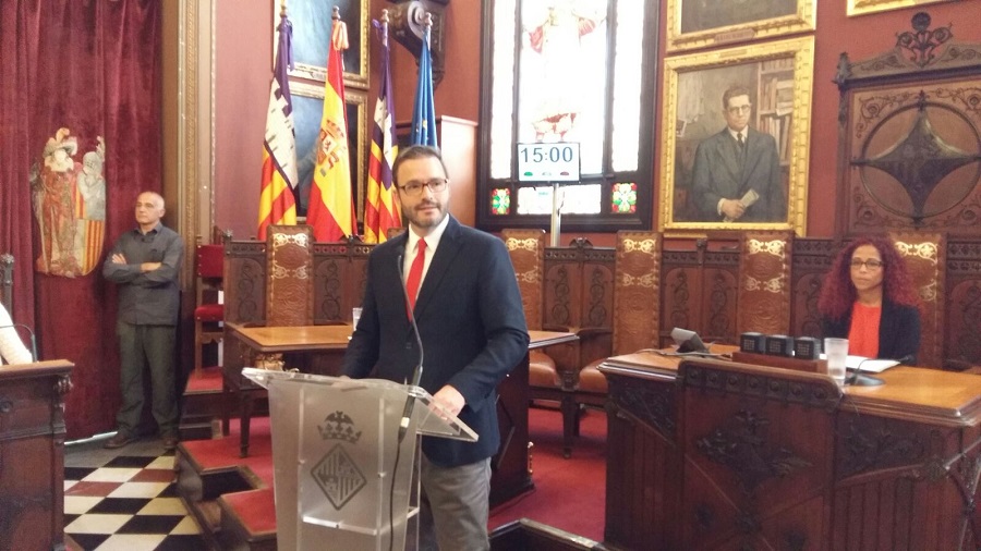 José Hila, alcalde de Palma en su intervención en el Debate de la Ciudad