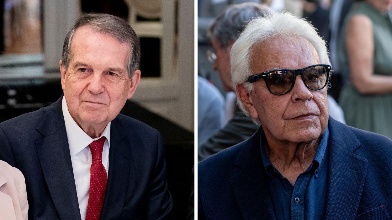 El alcalde de Vigo, Abel Caballero, y el expresidente del Gobierno Felipe González. EP.