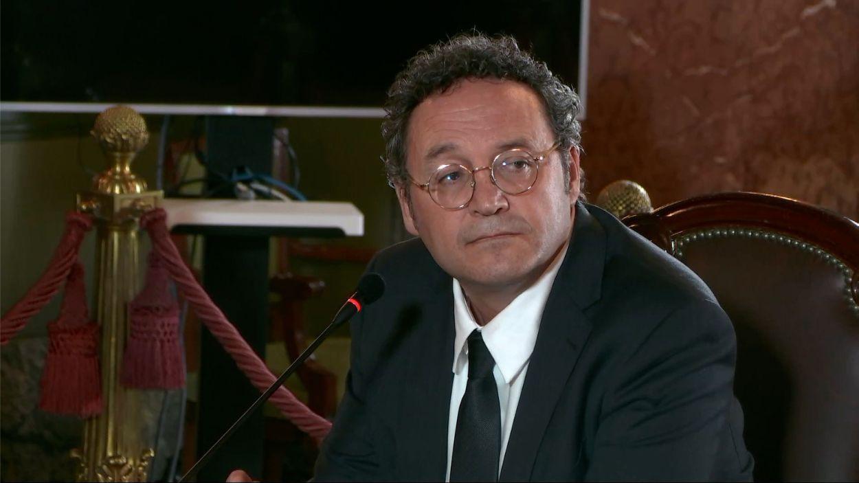 El ex fiscal general del Estado, Álvaro García Ortiz, durante una de las sesiones de su juicio, celebrado en el Tribunal Supremo. EP.