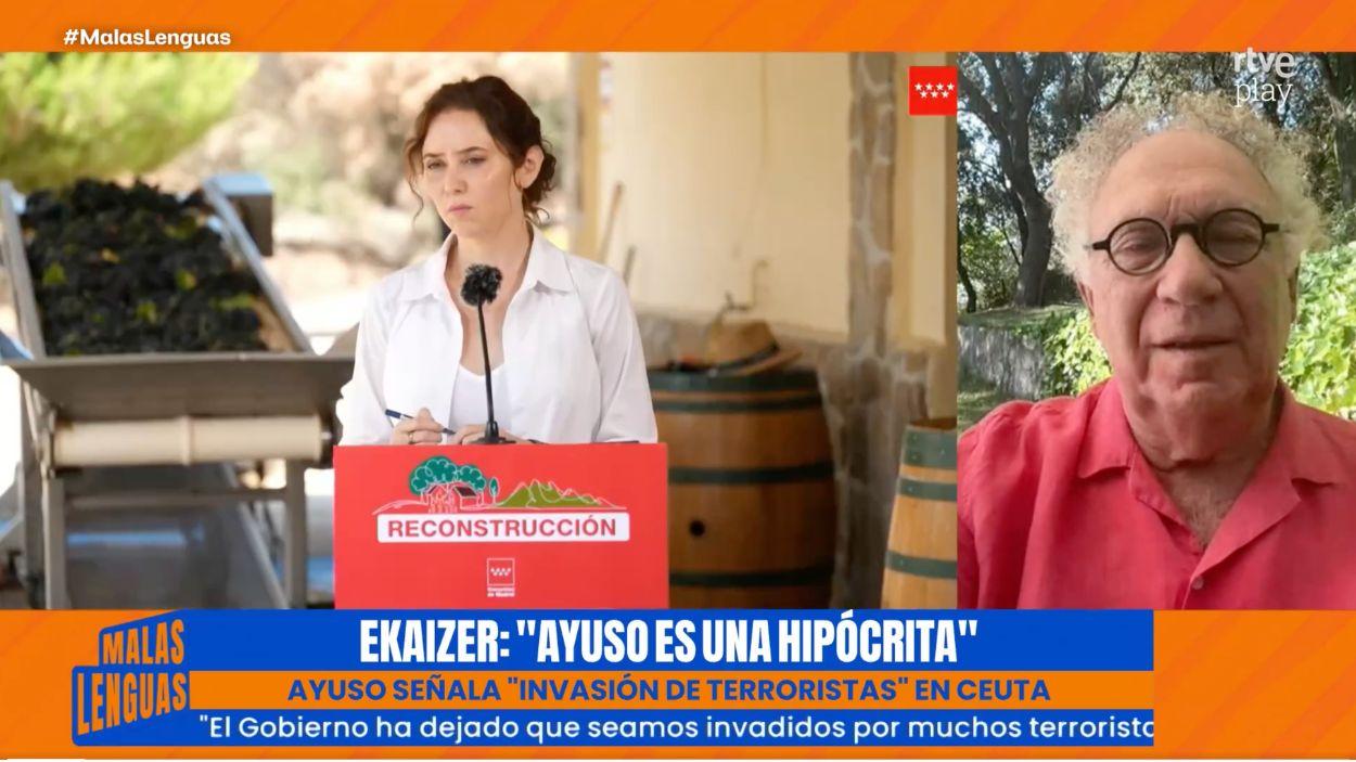 Ernesto Ekaizer en 'Malas Lenguas'. RTVE.