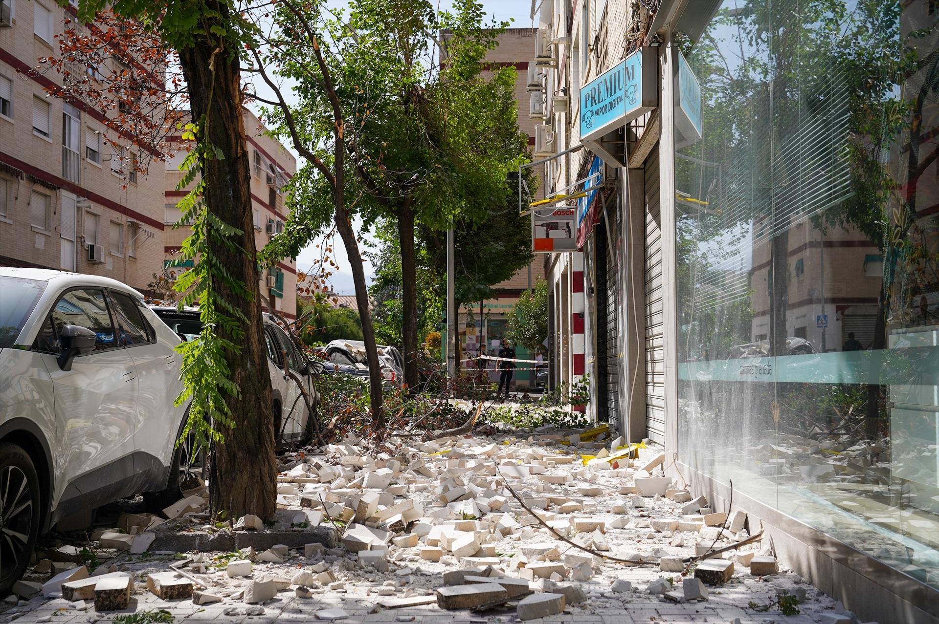 Imágenes de los destrozos causado por el terremoto. A 18 de agosto de 2026 en Granada / EP