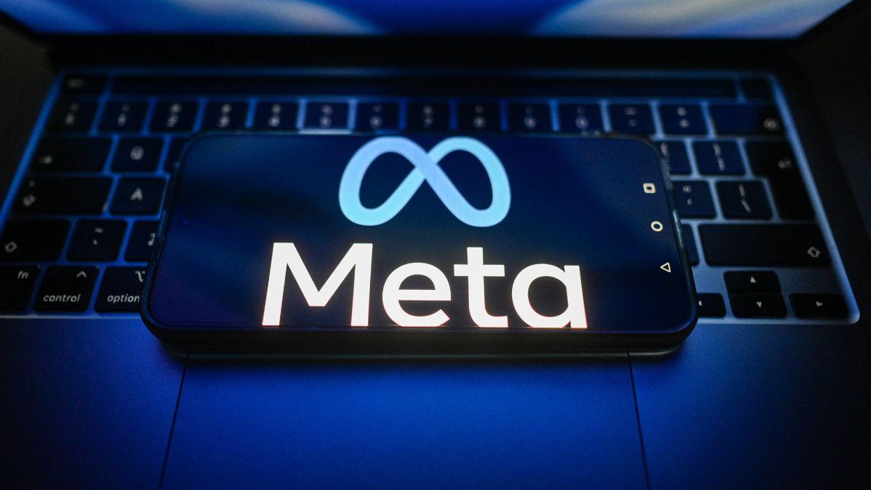Imagen de recurso del logo de Meta. Archivo.