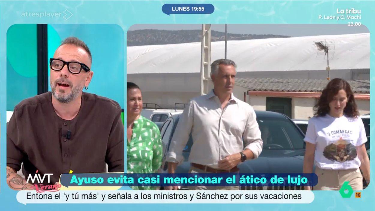 Antonio Maestre en 'Más Vale Tarde Verano'. ATRESMEDIA.
