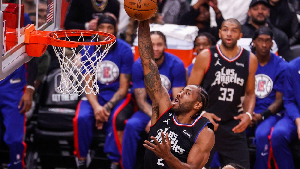 Kawhi Leonard durante un partido con Los Angeles Clippers. EP/Archivo.