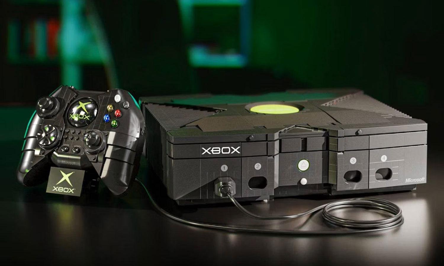 25 años después Mattel convierte la Xbox original en un set de 3.509 piezas a tamaño real