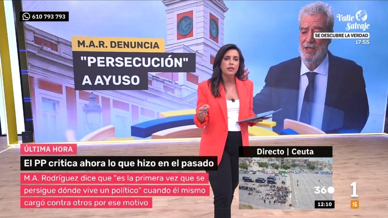 Aida Bao en 'Mañaneros 360'. RTVE.