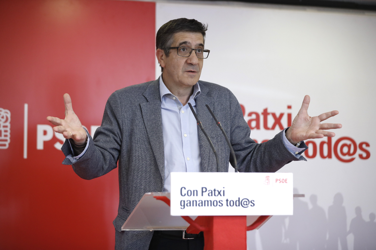 El exlehendakari y candidato a las primarias del PSOE, Patxi López.