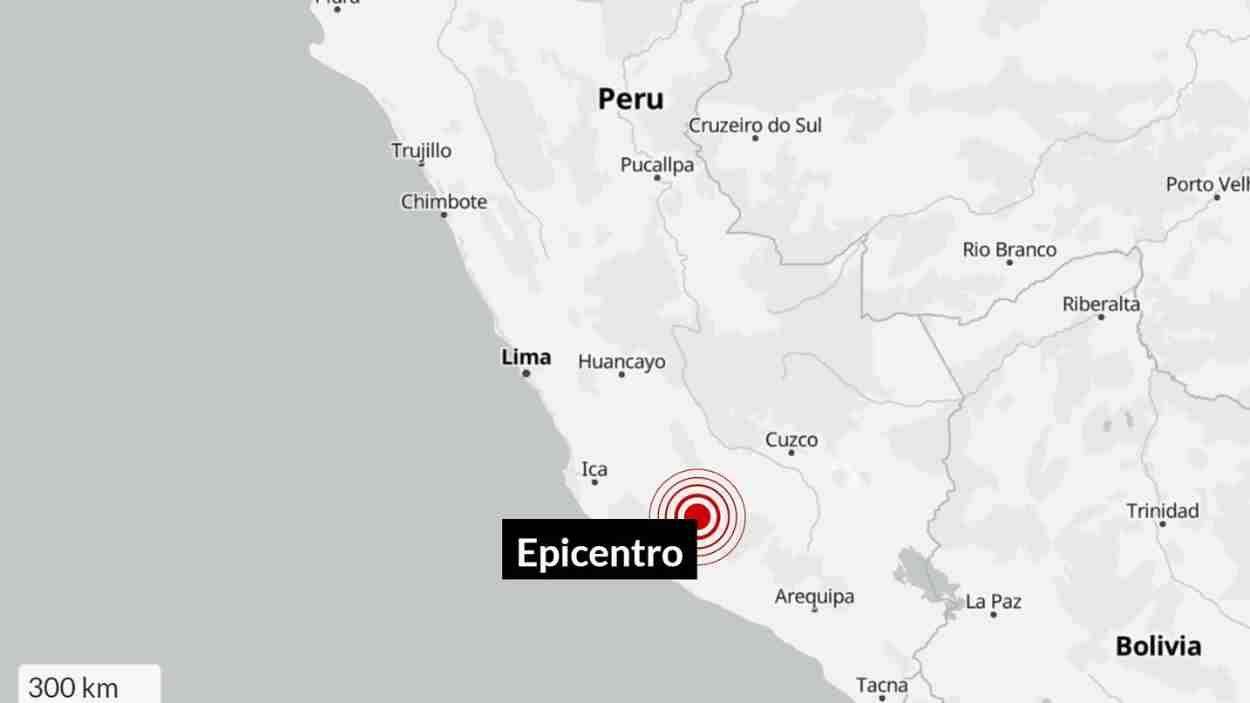Registrado un terremoto en Perú. EP