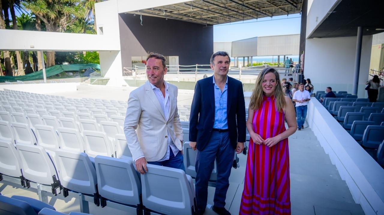 El alcalde de Cádiz, Bruno García, en el nuevo Teatro Pemán / EP