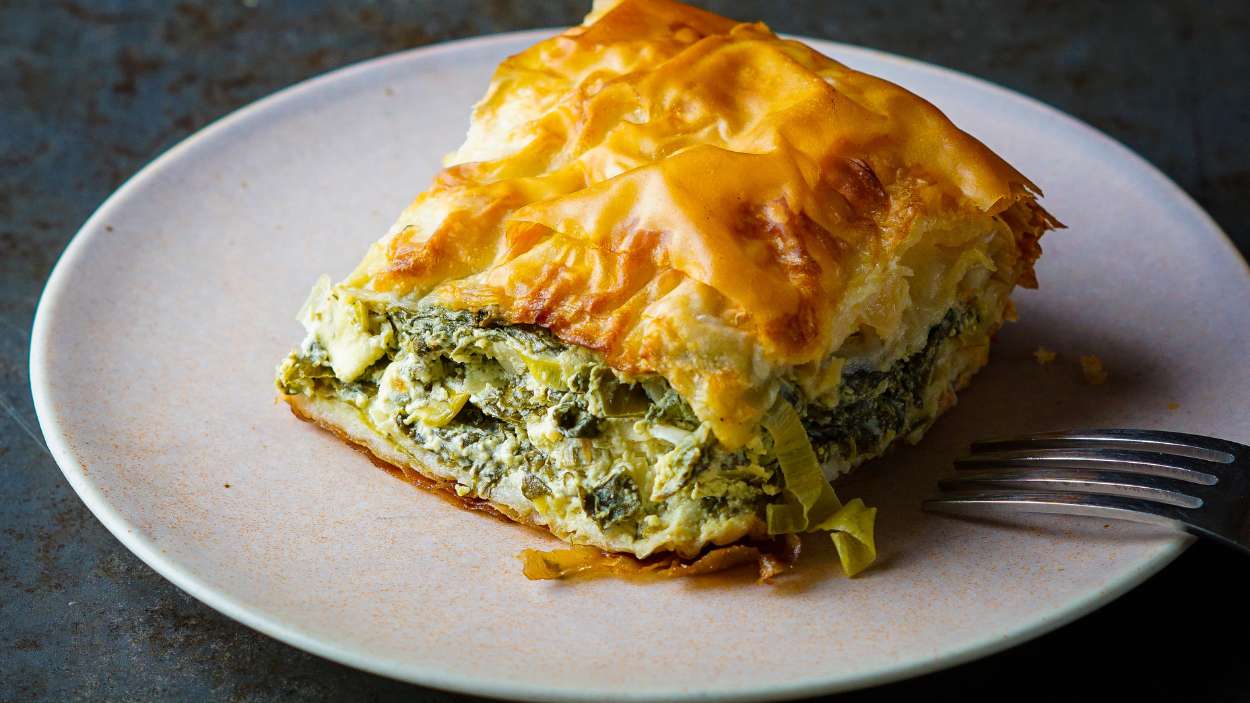 Pastel de espinaca