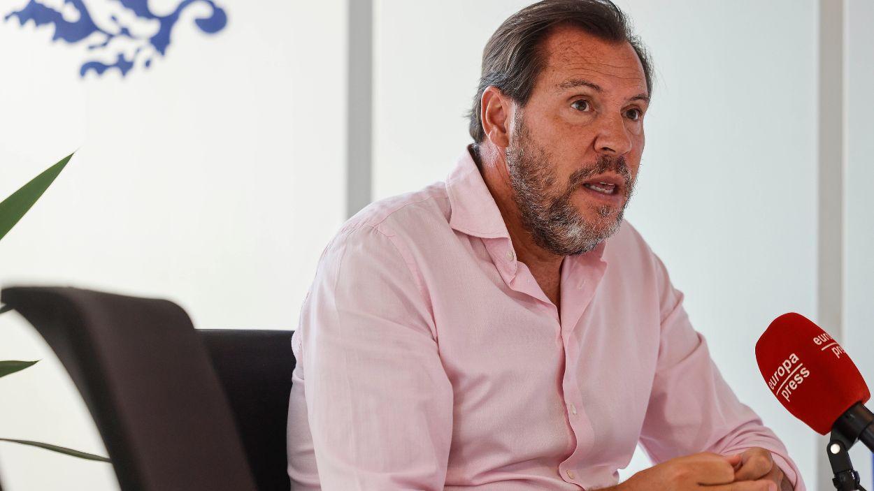 El ministro de Transportes y Movilidad Sostenible, Óscar Puente. EP. 