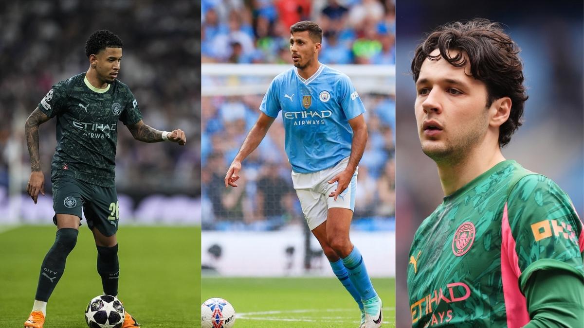 Savinho, Rodri y Trafford con el Manchester City| EP