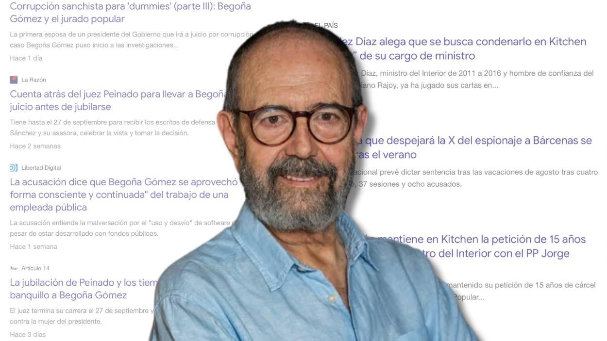 Miguel Rellán. Fotomontaje.