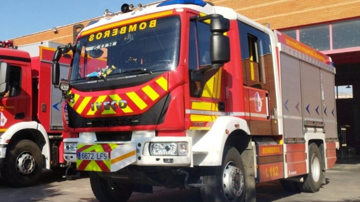 Imagen archivo camión de bomberos. PSOE Cuenca