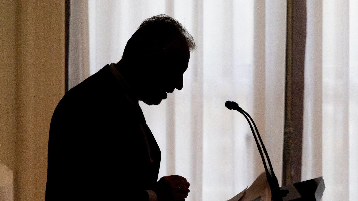 El ministro de Política Territorial y Memoria Democrática, Ángel Víctor Torres, durante una comparecencia ante los medios. EP/Archivo.