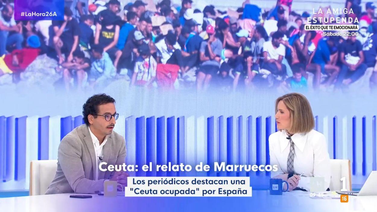 Francisco Carrión y Silvia Intxaurrondo en 'La Hora de La 1'. RTVE. 