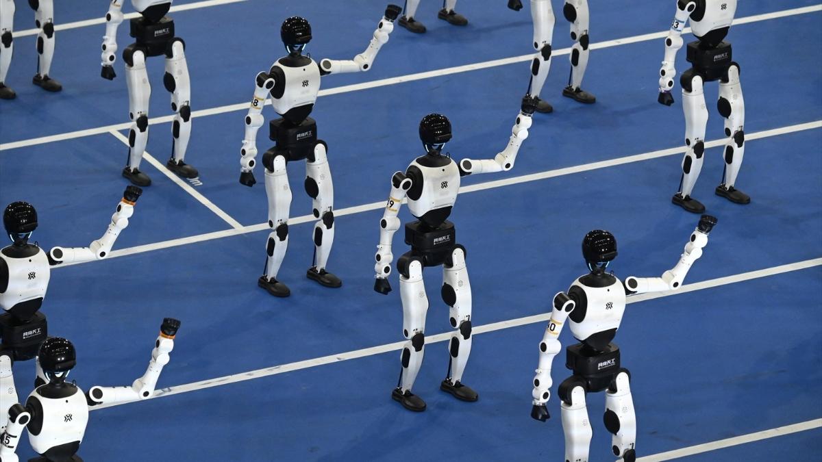 Robots durante una prueba| EP