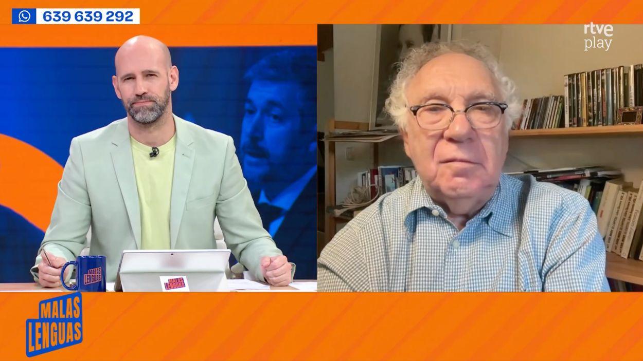 Ernesto Ekaizer en 'Malas Lenguas'. RTVE.