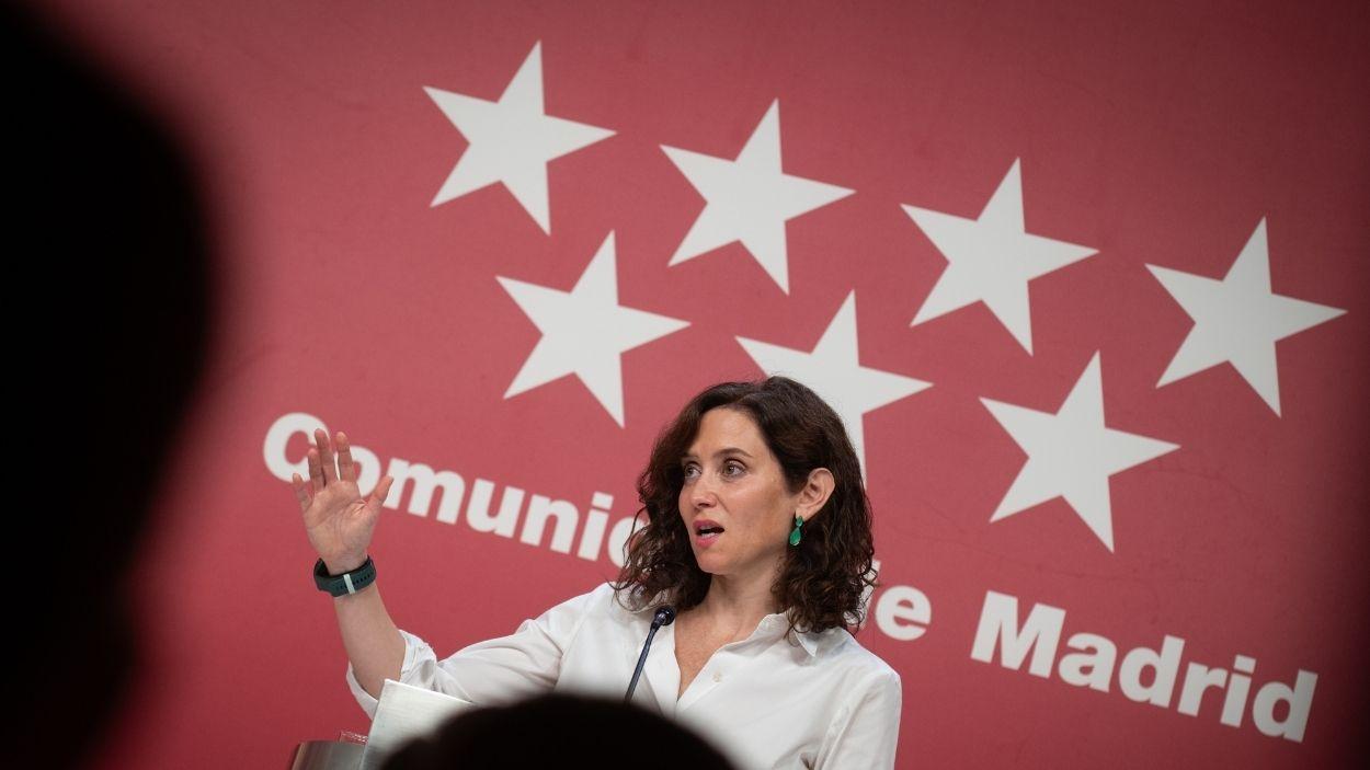 La presidenta de la Comunidad de Madrid, Isabel Díaz Ayuso, en una imagen de archivo. EP