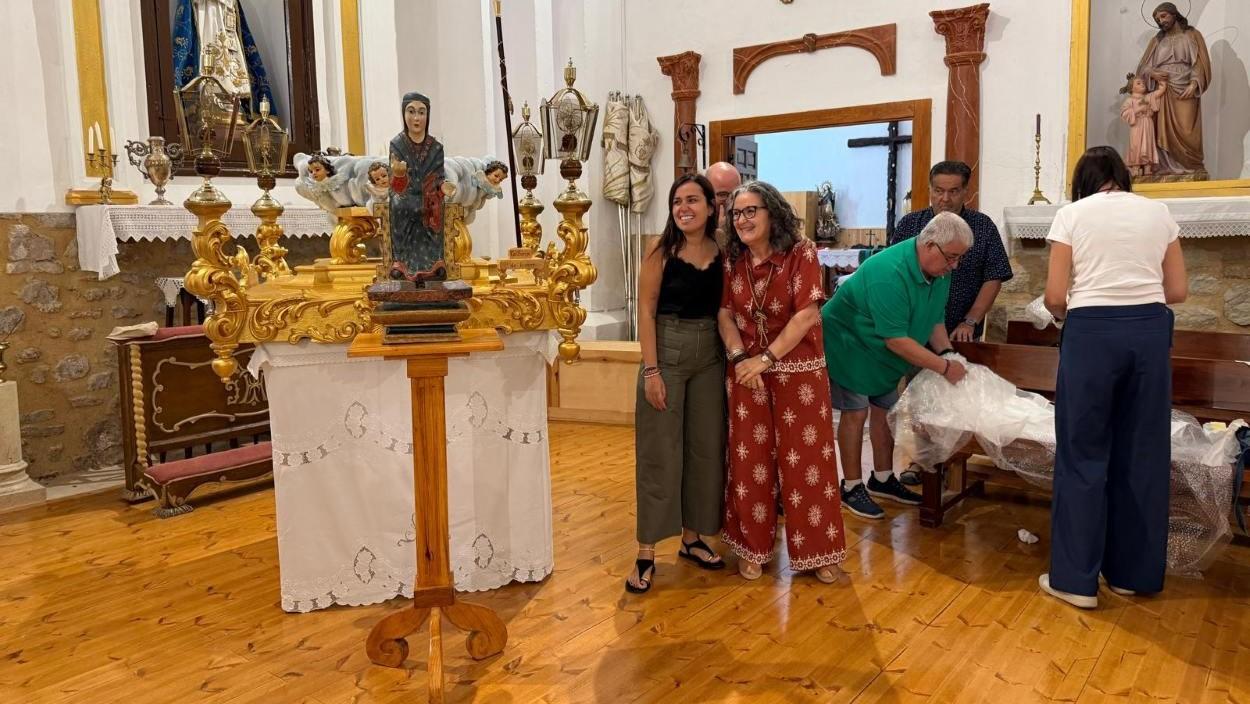 Entrega Virgen de la Zarza. Diputación de Cuenca