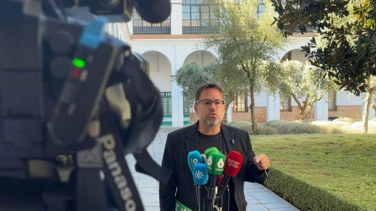 Portavoz de Adelante Andalucía, José Ignacio García