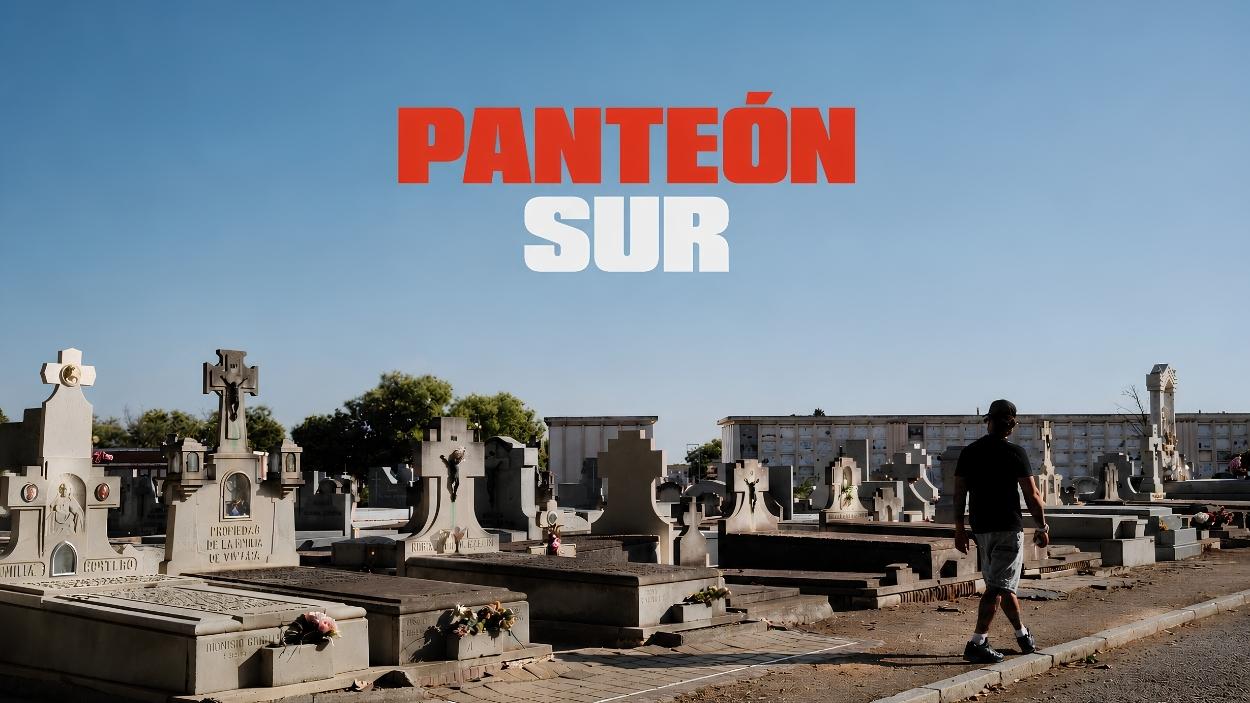 Elio Toffana en el cementerio de La Almudena durante la grabación de Panteón Sur. Autor: Bronson Entertainment.