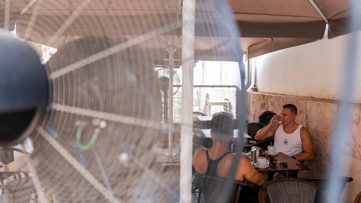 Jornada de intenso calor con máximas de 44ºC en Almería. A 24 de julio de 2026 en Almería. EP.