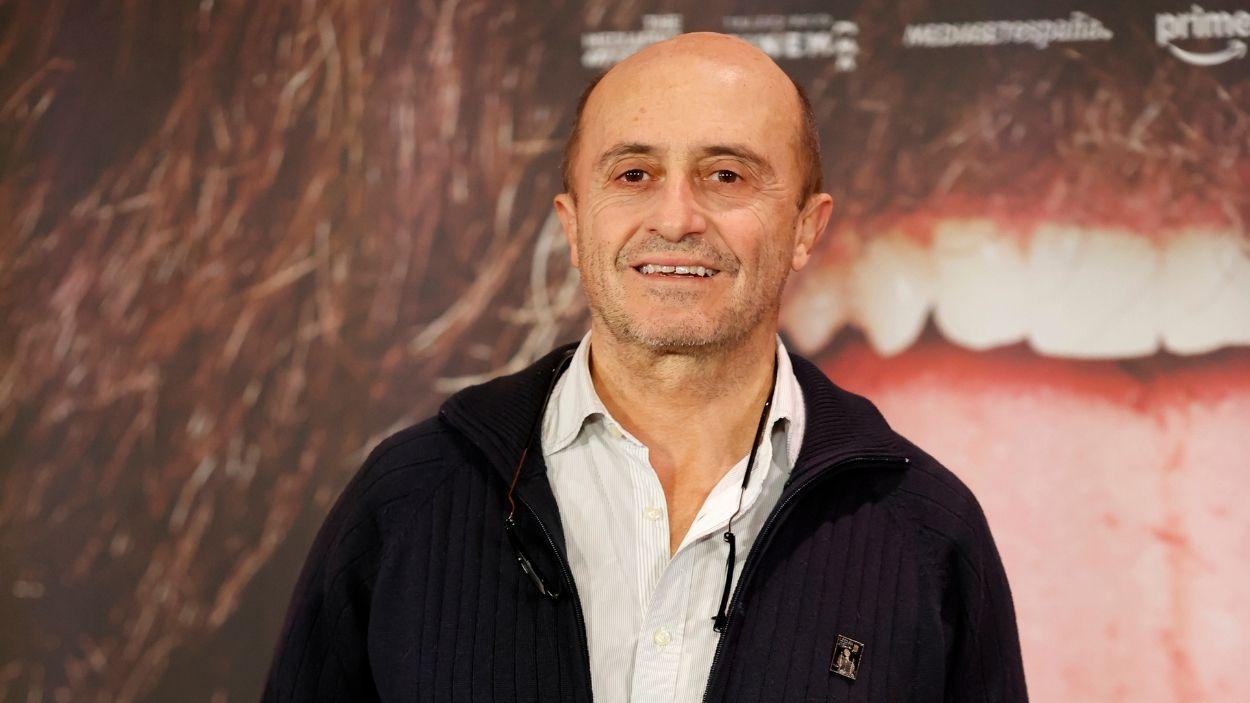 El actor Pepe Viyuela posa en el photocall de presentación la película 'Aída y Vuelta' en el Espacio Movistar de Gran Vía, a 21 de enero de 2026, en Madrid (España). EP