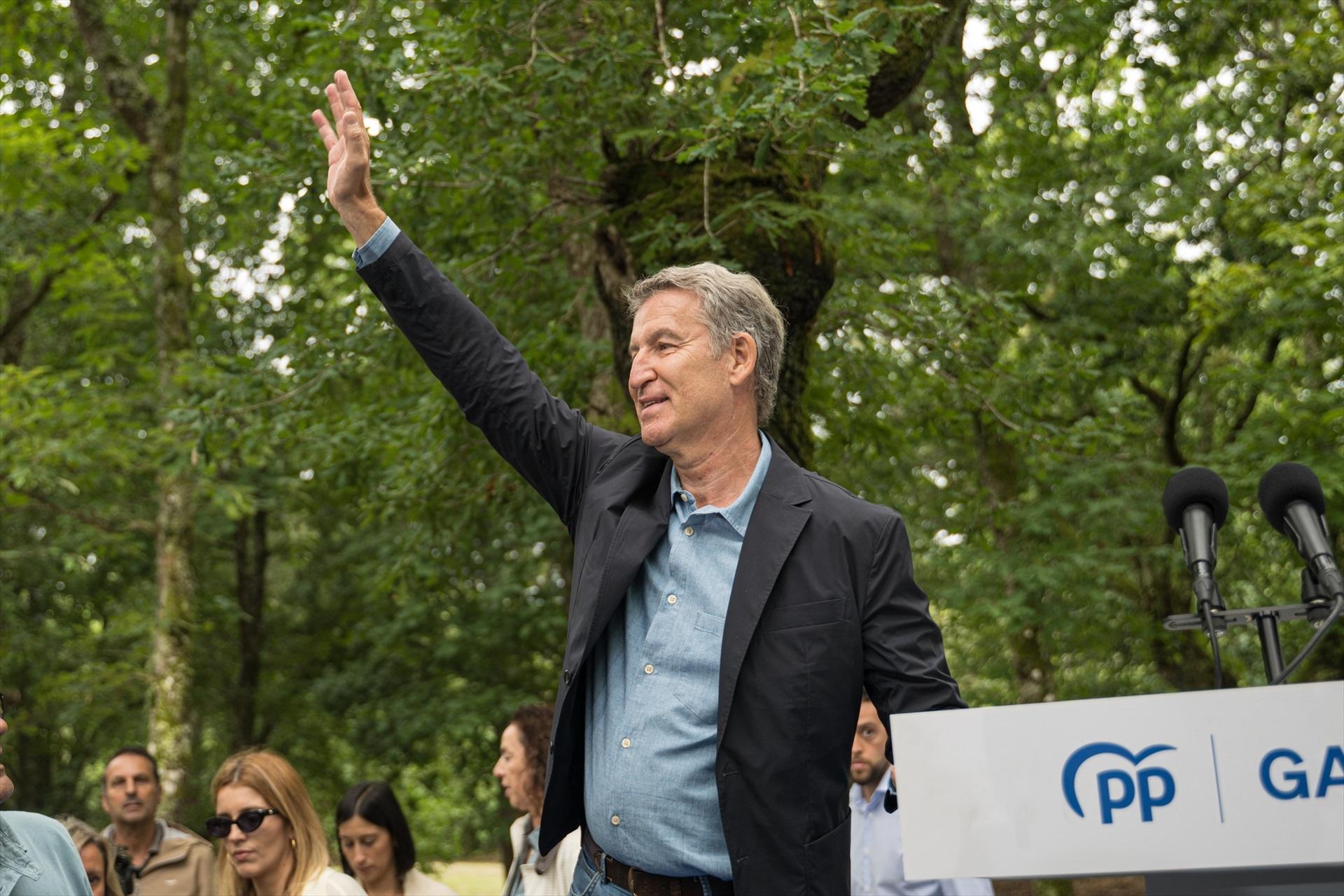 Feijóo en un acto de apertura del año político. EP
