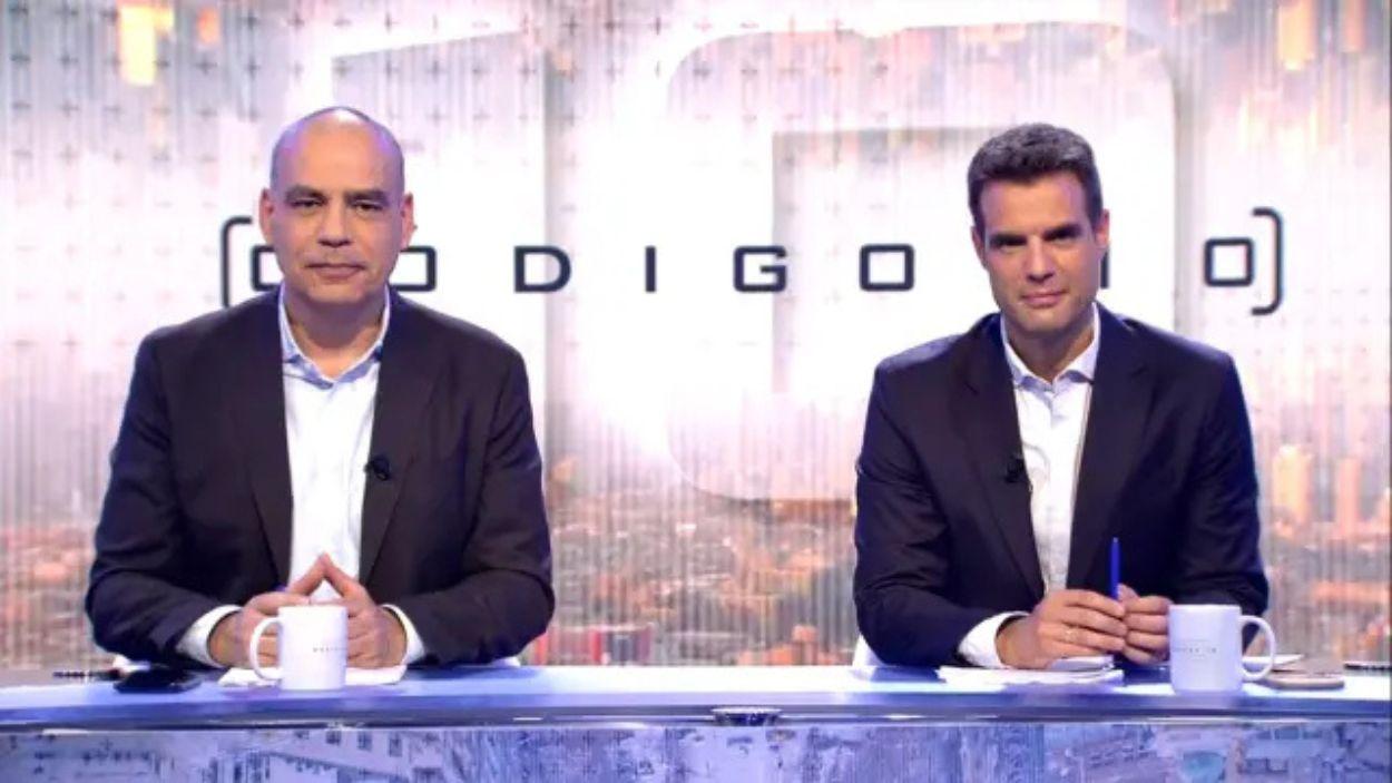 Nacho Abad y David Alemán en 'Código 10'. Mediaset