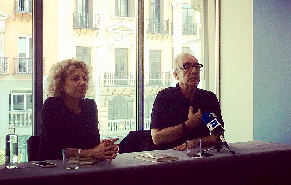 Juan José Millás durante la presentación de su último libro: 'Mi verdadera historia'.