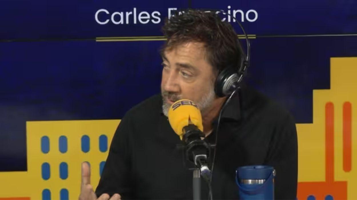 Javier Bardem en la Cadena SER.