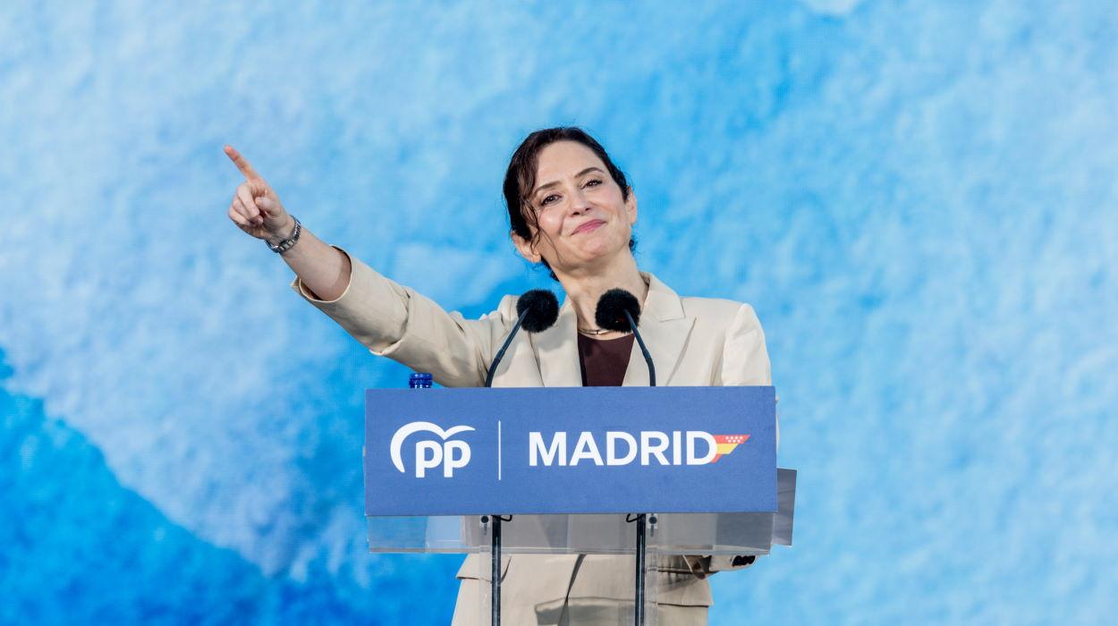 La presidenta de la Comunidad de Madrid y del PP de Madrid, Isabel Díaz Ayuso, durante un acto. EP/Archivo.