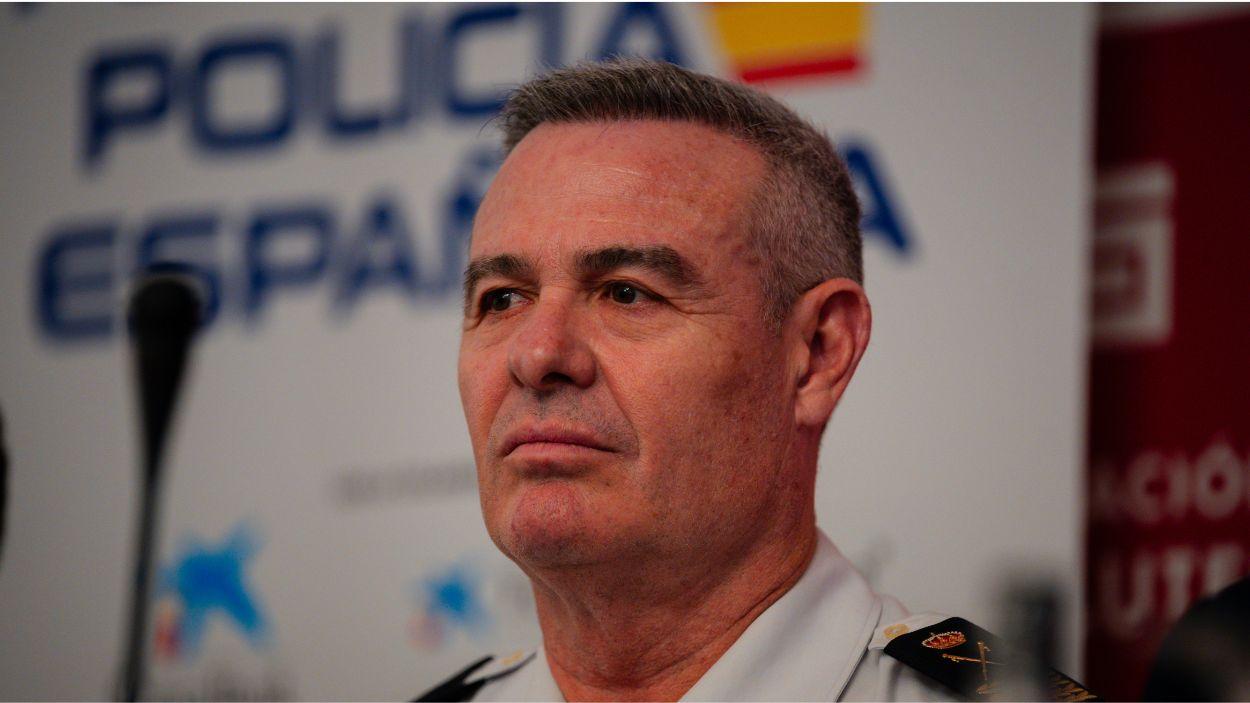 El director adjunto operativo (DAO) de la Policia Nacional, José Luis Santafé. EP.