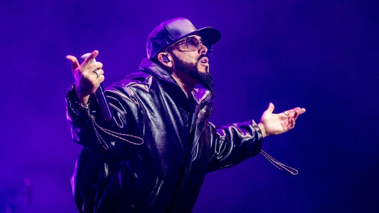 Yandel en el Movistar Arena. 