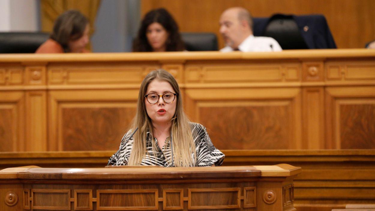 La diputada del PP, Itziar Asenjo. Cortes CLM.