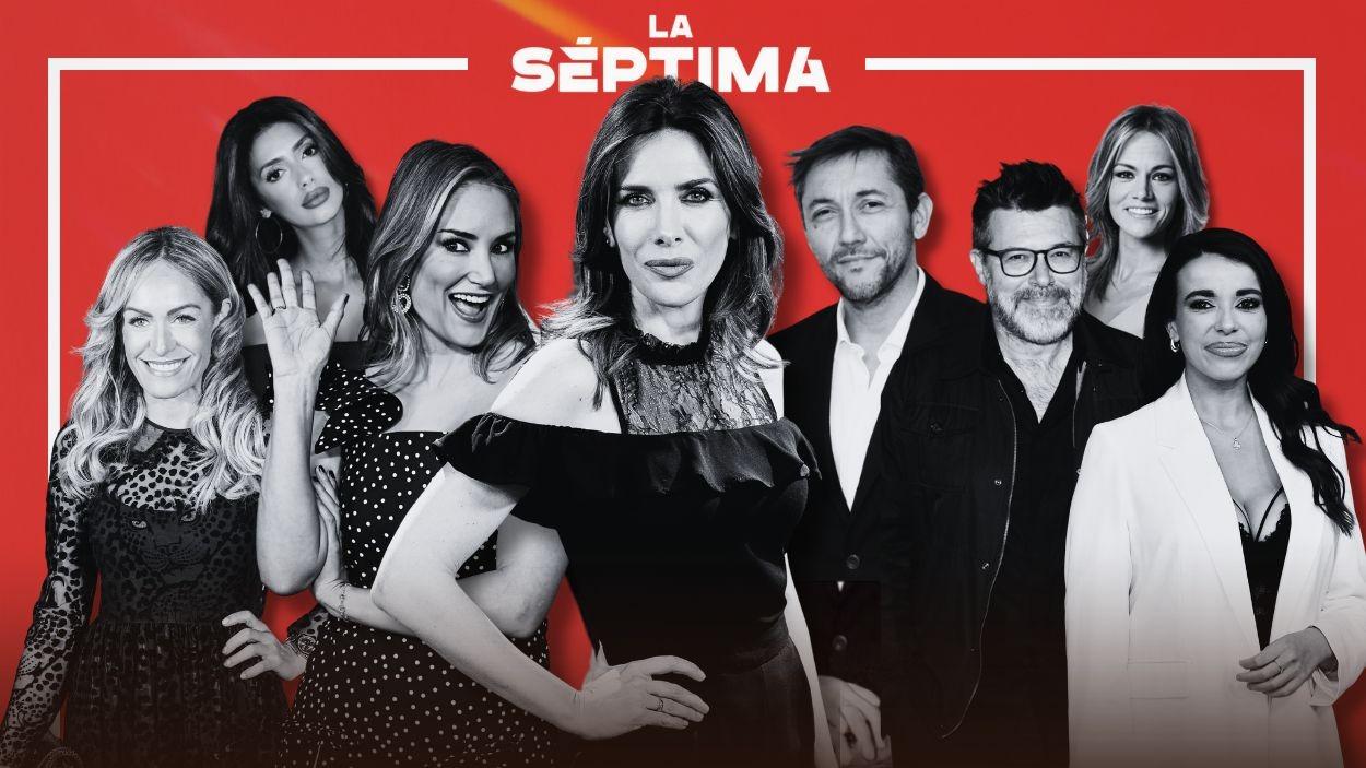 Presentadores de La Séptima. Elaboración propia
