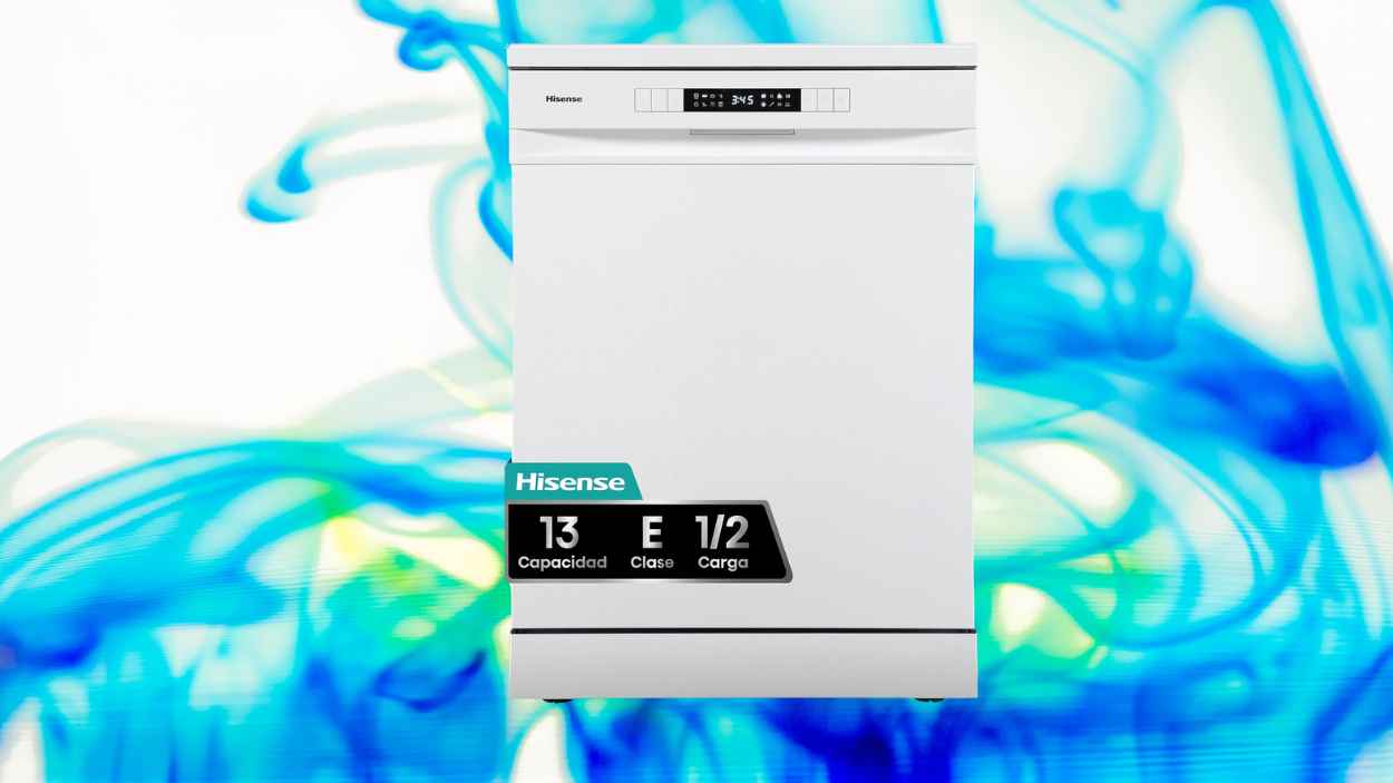Este lavavajillas Hisense promete acabar con las montañas de platos sin ocupar más espacio en la cocina