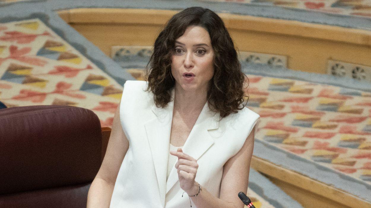 La presidenta de la Comunidad de Madrid, Isabel Díaz Ayuso. EP.