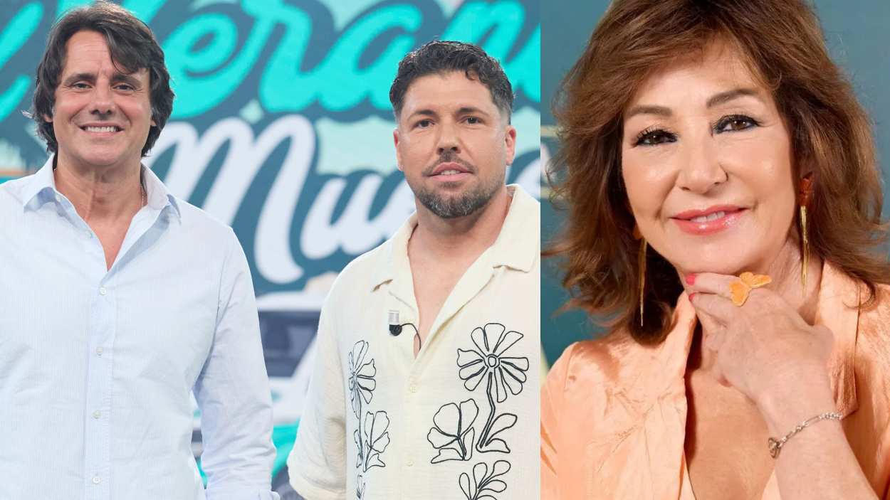 Ion Aramendi, Kike Quintana y Ana Rosa Quintana