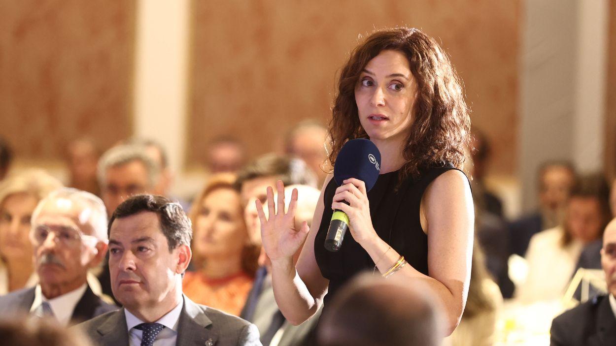 La presidenta de la Comunidad de Madrid, Isabel Díaz Ayuso. EP 